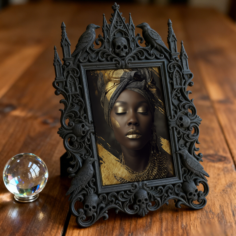 Hot-selling Gothic Dark-style Photo Frame | Gothic Perfume Boutique Display Decor, Photo Ornament, Dual-use Display, Waterproof Fragrance-re