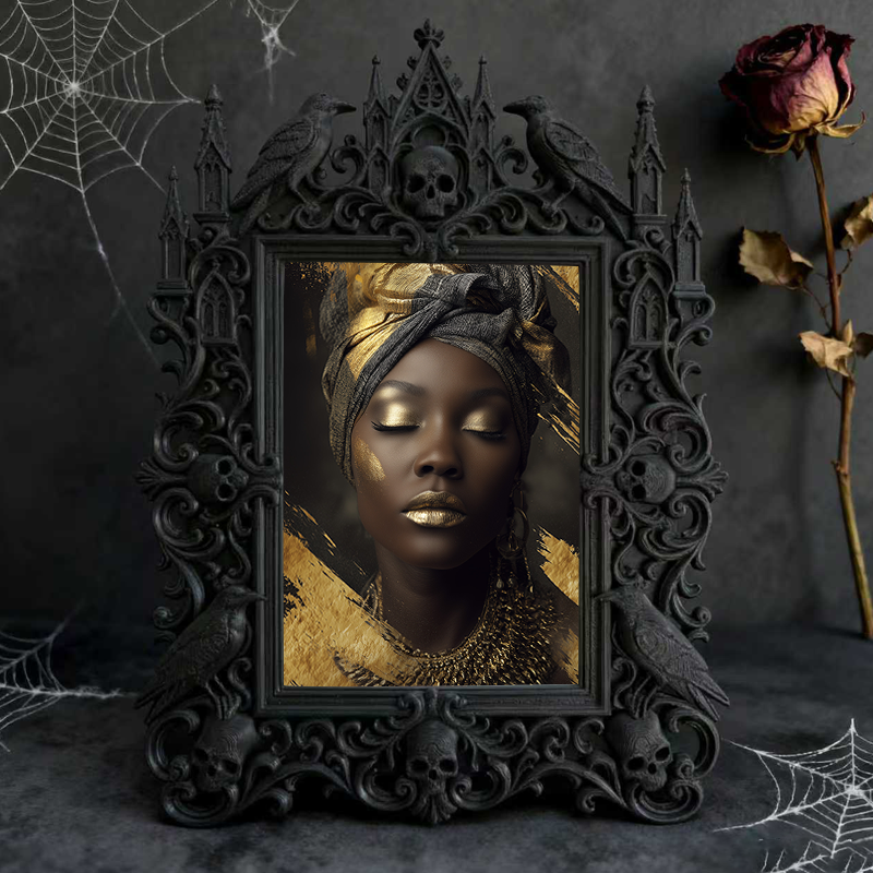 Hot-selling Gothic Dark-style Photo Frame | Gothic Perfume Boutique Display Decor, Photo Ornament, Dual-use Display, Waterproof Fragrance-re