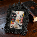 Bestseller Gothic Dark-style Photo Frame | Occult Bookstore Shelf Decor, Photo Ornament, Wall-mountable & Tabletop, Waterproof Lightweight F