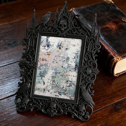 Hot-selling Gothic Dark-style Photo Frame | Werewolf Board Game Room Decor, Photo Ornament, Wall/Table Dual-use, Waterproof Shockproof Frame