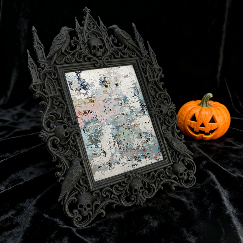Hot-selling Gothic Dark-style Photo Frame | Werewolf Board Game Room Decor, Photo Ornament, Wall/Table Dual-use, Waterproof Shockproof Frame