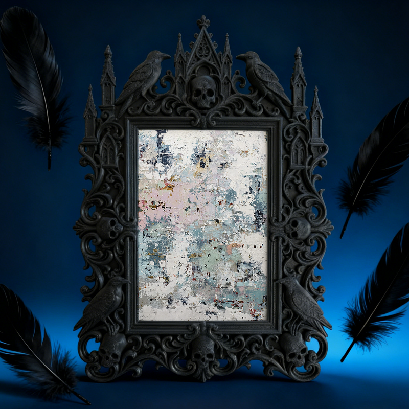 Hot-selling Gothic Dark-style Photo Frame | Werewolf Board Game Room Decor, Photo Ornament, Wall/Table Dual-use, Waterproof Shockproof Frame
