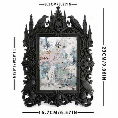 Hot-selling Gothic Dark-style Photo Frame | Werewolf Board Game Room Decor, Photo Ornament, Wall/Table Dual-use, Waterproof Shockproof Frame