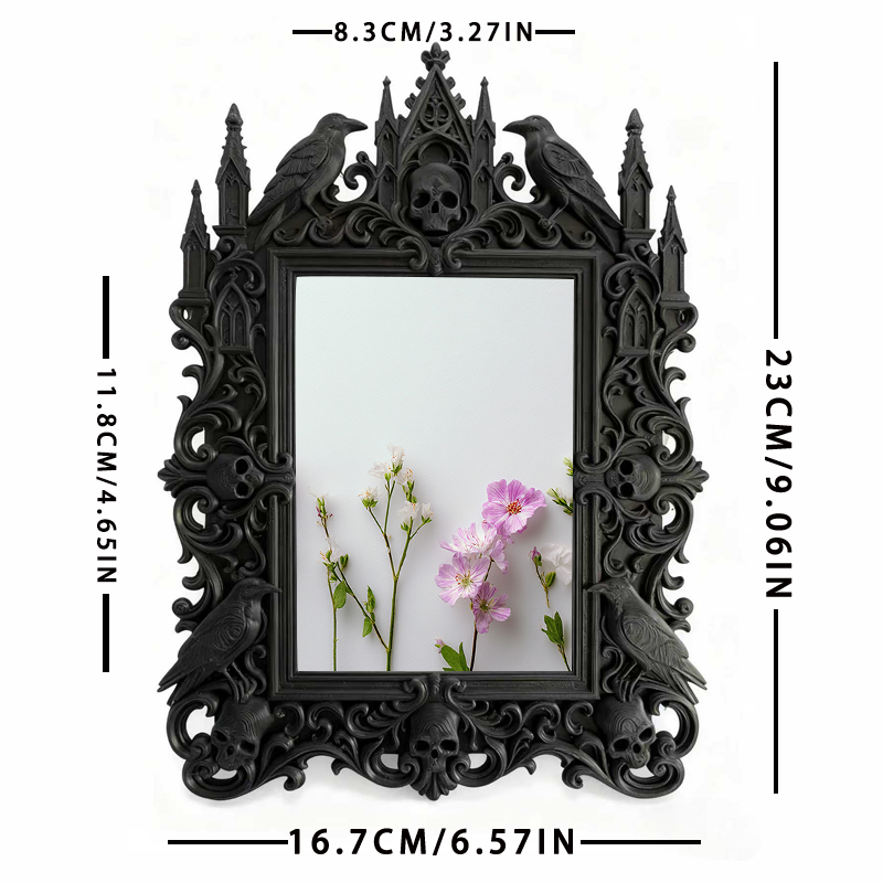 Bestseller Gothic Dark-style Photo Frame | Gothic Hair Salon Waiting Area Decor, Photo Ornament, Wall-mountable & Tabletop, Waterproof Stain