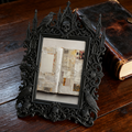 Premium Gothic Dark-style Photo Frame | Gothic Bead Jewelry Making Shop Decor, Photo Ornament, Wall-mountable & Tabletop, Waterproof Light F
