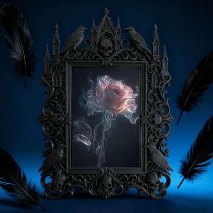 Popular Gothic Dark-style Photo Frame | Ghost Tour Souvenir Shop Decor, Photo Ornament, Wall/Table Dual-use, Waterproof Compact Frame