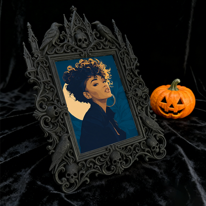 Bestseller Gothic Dark-style Photo Frame | Gothic Perfume Blending Studio Decor, Photo Ornament, Wall-mountable & Tabletop, Waterproof Fragr