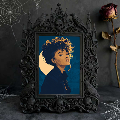 Bestseller Gothic Dark-style Photo Frame | Gothic Perfume Blending Studio Decor, Photo Ornament, Wall-mountable & Tabletop, Waterproof Fragr