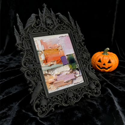 Chic Gothic Dark-style Photo Frame | Gothic Burlesque Costume Shop Decor, Photo Ornament, Wall-mountable & Tabletop, Slim Waterproof Frame