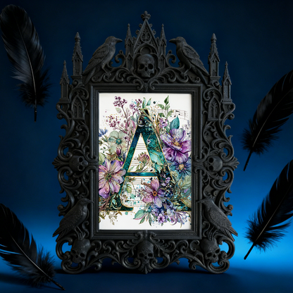 Exclusive Gothic Dark-style Photo Frame | Witchy Herbal Tincture Shop Decor, Photo Ornament, Dual-use Display, Heat-resistant Waterproof Fra
