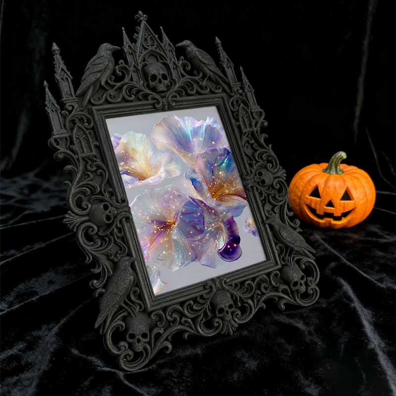 Must-have Gothic Dark-style Photo Frame | Horror Movie Poster Collectors’ Nook Decor, Photo Ornament, Wall-mountable & Tabletop, Display-gra