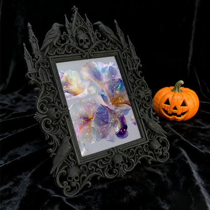 Must-have Gothic Dark-style Photo Frame | Horror Movie Poster Collectors’ Nook Decor, Photo Ornament, Wall-mountable & Tabletop, Display-gra