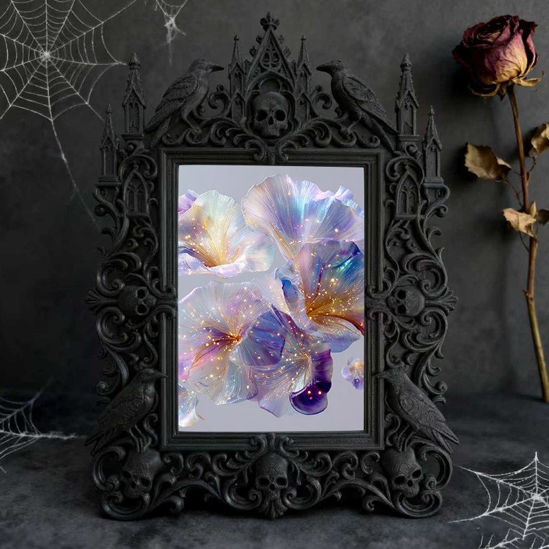 Must-have Gothic Dark-style Photo Frame | Horror Movie Poster Collectors’ Nook Decor, Photo Ornament, Wall-mountable & Tabletop, Display-gra
