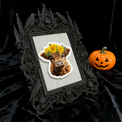 Sleek Gothic Dark-style Photo Frame | Gothic Themed Patio Decor, Photo Ornament, Dual-use Display, Outdoor Waterproof Frame