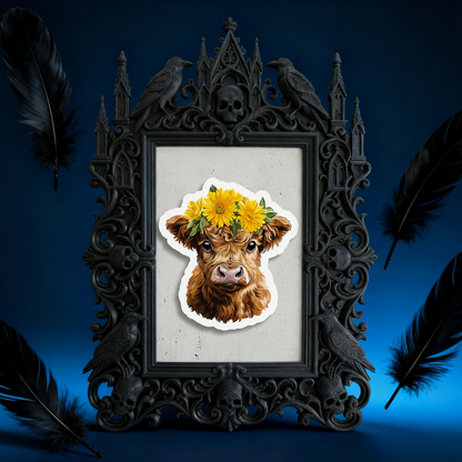 Sleek Gothic Dark-style Photo Frame | Gothic Themed Patio Decor, Photo Ornament, Dual-use Display, Outdoor Waterproof Frame