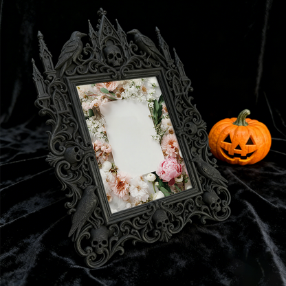 Unique Gothic Dark-style Photo Frame | Witchy Herbal Tincture Bottling Shop Decor, Photo Ornament, Dual-use Display, Heat-resistant Frame