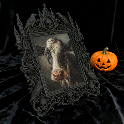 Stylish Gothic Dark-style Photo Frame | Ghost Tour Company Office Wall Decor, Photo Ornament, Wall/Table Dual-use, Professional Frame