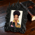 Classy Gothic Dark-style Photo Frame | Haunted House Actor Wardrobe Decor, Photo Ornament, Wall/Table Dual-use, Durable Frame