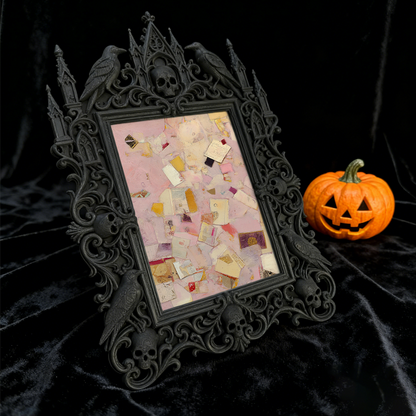 Bestseller Gothic Dark-style Photo Frame | Dark Academia Dorm Desk Decor, Photo Ornament, Wall/Table Dual-use, Durable Frame