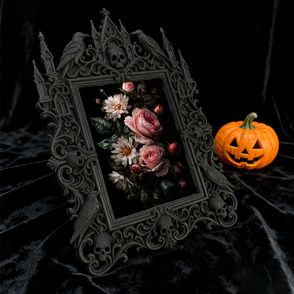Unique Gothic Dark-style Photo Frame | Gothic Candle Making Studio Decor, Photo Ornament, Dual-use Display, Cute Frame