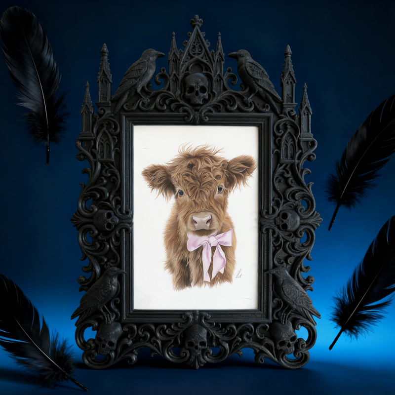 Must-have Gothic Dark-style Photo Frame | Vampire Wedding Reception Decor, Photo Ornament, Dual-use Display, Sturdy Frame