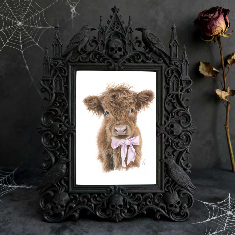 Must-have Gothic Dark-style Photo Frame | Vampire Wedding Reception Decor, Photo Ornament, Dual-use Display, Sturdy Frame