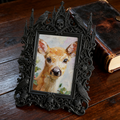 Gritty Gothic Dark-style Photo Frame | Gothic Piercing Studio Decor, Photo Ornament, Dual-use Display, Wear-resistant Frame