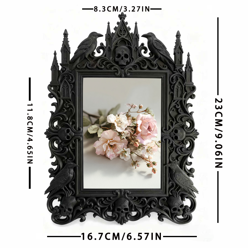 Must-buy Gothic Dark-style Photo Frame | Gothic Anniversary Dinner Table Decor, Photo Ornament, Dual-use Display, Sturdy Frame