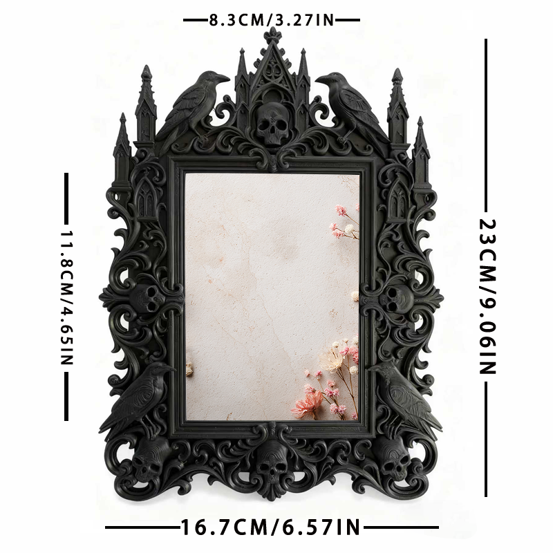 Exclusive-release Gothic Dark-style Photo Frame | Occult Astrology Zodiac Shop Decor, Photo Ornament, Wall-mountable & Tabletop, Collectible