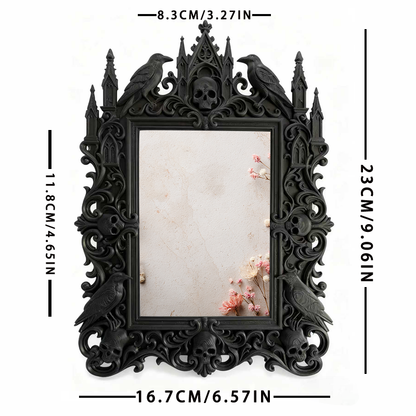 Exclusive-release Gothic Dark-style Photo Frame | Occult Astrology Zodiac Shop Decor, Photo Ornament, Wall-mountable & Tabletop, Collectible