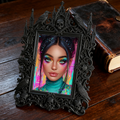 Bestselling Gothic Dark-style Photo Frame | Gothic Pet Adoption Event Decor, Photo Ornament, Wall/Table Dual-use, Eco-friendly Frame