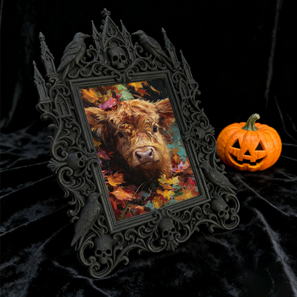 Must-buy Gothic Dark-style Photo Frame | Gothic Bachelor Party Decor, Photo Ornament, Dual-use Display, Sturdy Frame