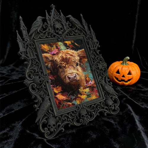 Must-buy Gothic Dark-style Photo Frame | Gothic Bachelor Party Decor, Photo Ornament, Dual-use Display, Sturdy Frame
