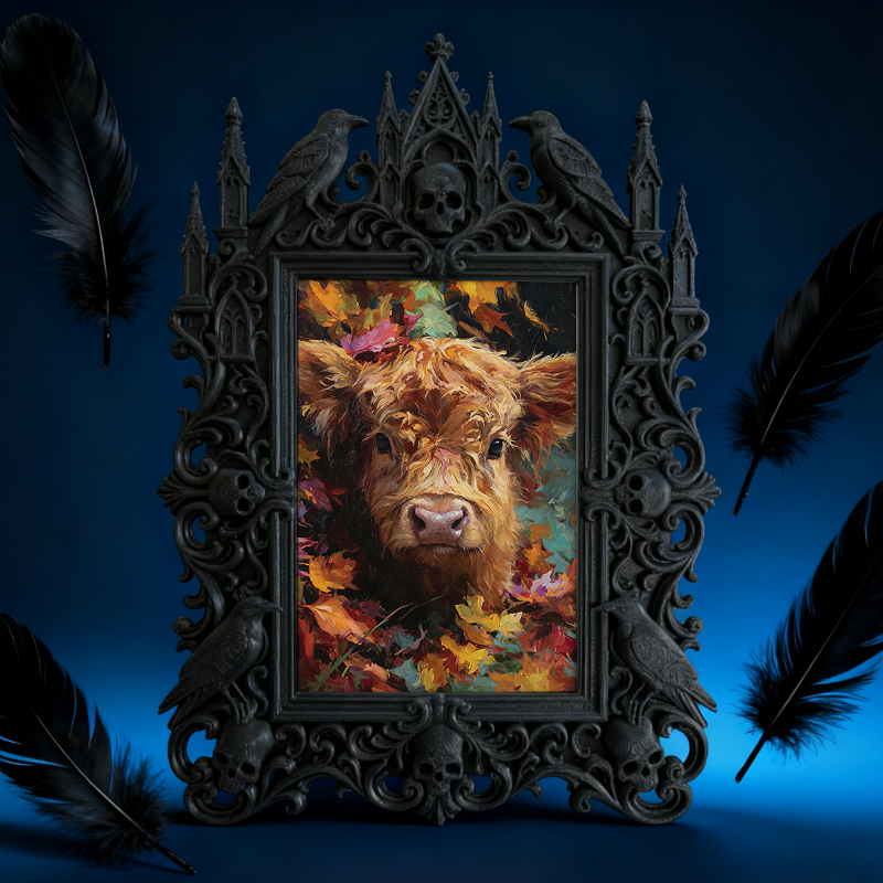 Must-buy Gothic Dark-style Photo Frame | Gothic Bachelor Party Decor, Photo Ornament, Dual-use Display, Sturdy Frame