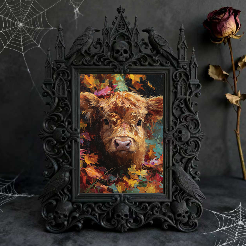 Must-buy Gothic Dark-style Photo Frame | Gothic Bachelor Party Decor, Photo Ornament, Dual-use Display, Sturdy Frame