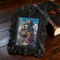 Tough Gothic Dark-style Photo Frame | Gothic Biker Club Lounge Decor, Photo Ornament, Dual-use Display, Wear-resistant Frame