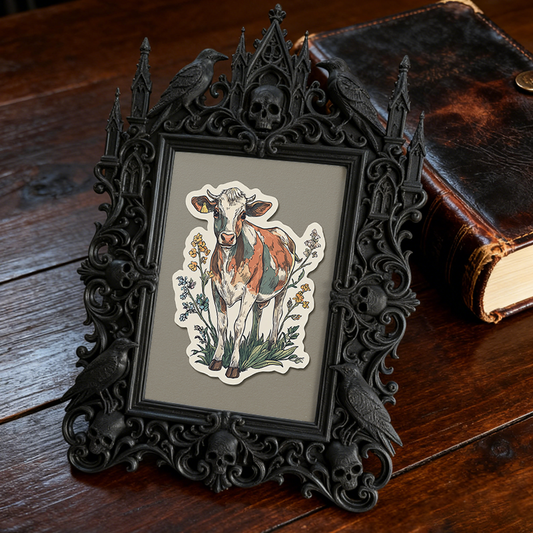 Collector-must-have Gothic Dark-style Photo Frame | Vintage Horror VHS Store Decor, Photo Ornament, Wall/Table Dual-use, Display-grade Frame