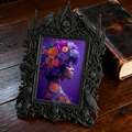 Luxe Gothic Dark-style Photo Frame | Gothic Calligraphy Wedding Sign Display, Photo Ornament, Wall-mountable & Tabletop, Practical Frame