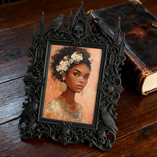 Collector-favorite Gothic Dark-style Photo Frame | Vintage Horror Movie Poster Shop Decor, Photo Ornament, Wall/Table Dual-use, Display-grad