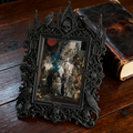 Tough Gothic Dark-style Photo Frame | Gothic Biker Club Bar Decor, Photo Ornament, Dual-use Display, Wear-resistant Frame