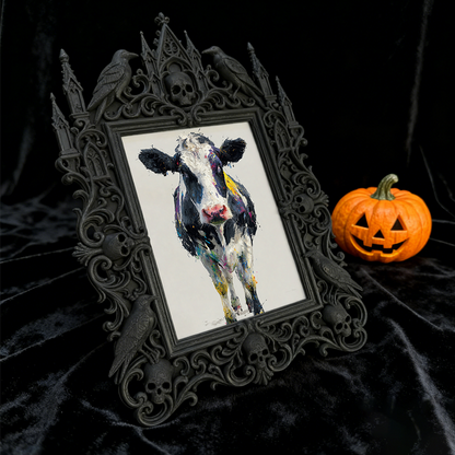 Trend-setting Gothic Dark-style Photo Frame | Gothic Kids’ Vampire Bedroom Decor, Photo Ornament, Wall/Table Dual-use, Eco-friendly Frame