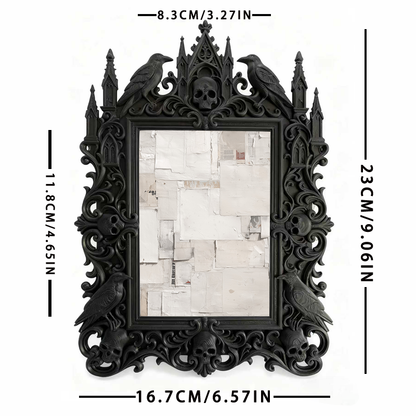 Must-snap Gothic Dark-style Photo Frame | Horror Themed Pop-up Shop Photo Spot, Photo Ornament, Wall-mountable & Tabletop, Slim Frame