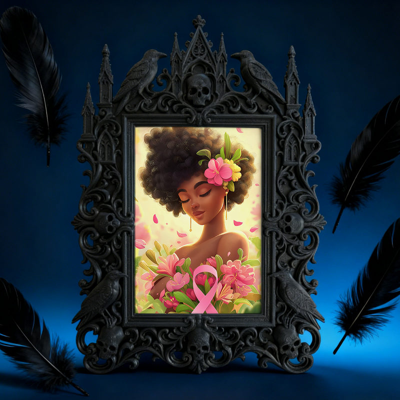 Must-have-gothic Gothic Dark-style Photo Frame | Dark Art Tattoo Flash Sale Booth Decor, Photo Ornament, Wall-mountable & Tabletop, Slim Fra