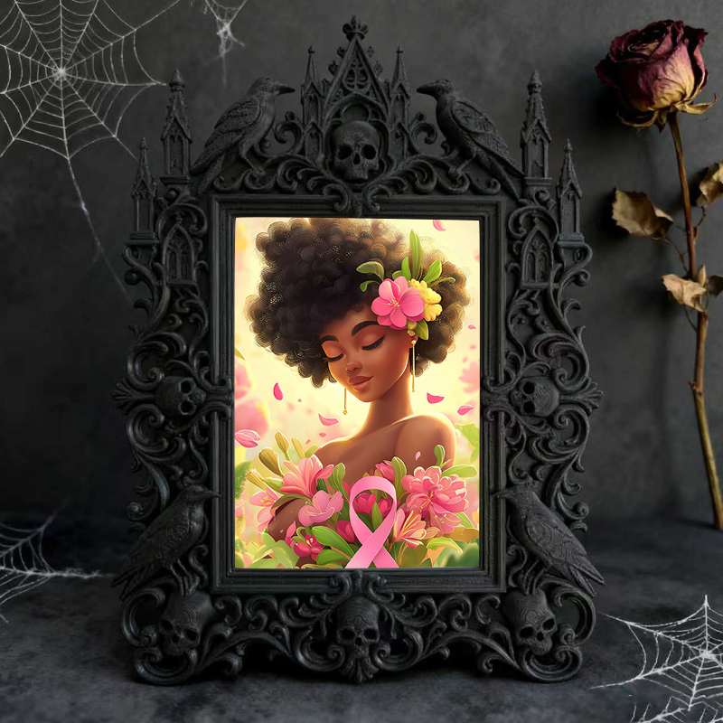 Must-have-gothic Gothic Dark-style Photo Frame | Dark Art Tattoo Flash Sale Booth Decor, Photo Ornament, Wall-mountable & Tabletop, Slim Fra