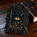 Reel-hit Gothic Dark-style Photo Frame | Dark Academia Wax Seal Stamp Shop Decor, Photo Ornament, Wall/Table Dual-use, Durable Frame