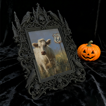 Rare-edition Gothic Dark-style Photo Frame | Vampire LARP Tavern Wall Decor, Photo Ornament, Wall/Table Dual-use, Artistic Frame