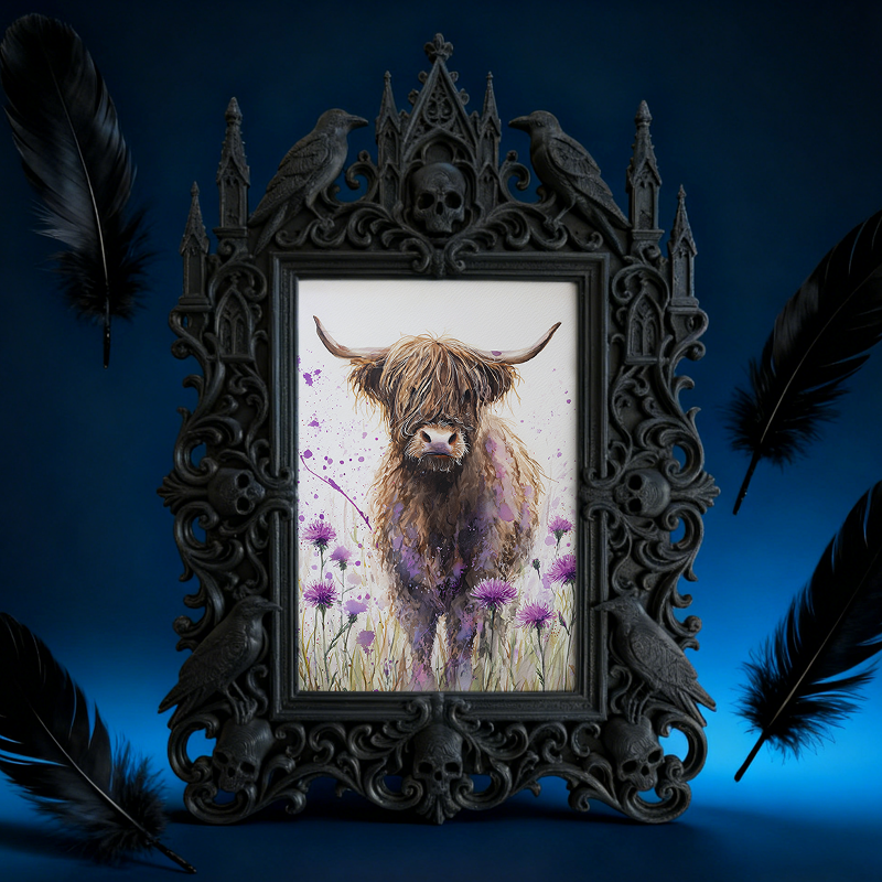 Adorable-dark-style Gothic Dark-style Photo Frame | Gothic Handmade Soap Mold Shop Decor, Photo Ornament, Dual-use Display, Cute Frame