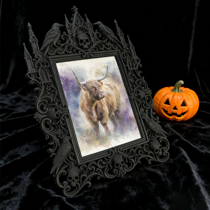 Customer-approved Gothic Dark-style Photo Frame | Vampire Themed Costume Contest Decor, Photo Ornament, Dual-use Display, Sturdy Frame