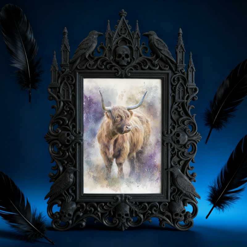 Customer-approved Gothic Dark-style Photo Frame | Vampire Themed Costume Contest Decor, Photo Ornament, Dual-use Display, Sturdy Frame