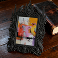 Top-pick Gothic Dark-style Photo Frame | Dark Academia Student Calligraphy Studio Decor, Photo Ornament, Wall/Table Dual-use, Durable Frame